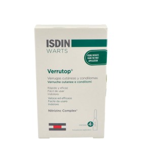 VERRUTOP ISDIN WARTS 4 AMP 0,10 ML Y APLICADORES
