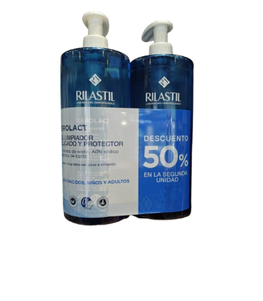 RILASTIL XEROLACT GEL LIMPIADOR 1000 ML DUPLO 50% 2ª UNI