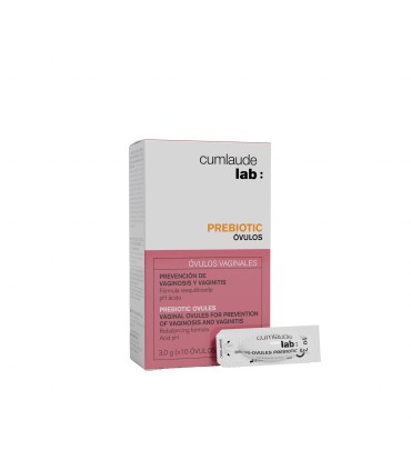 CUMLAUDE RILASTIL PREBIOTIC 10 OVULOS VAGINALES DUPLO 50% 2ª UNI