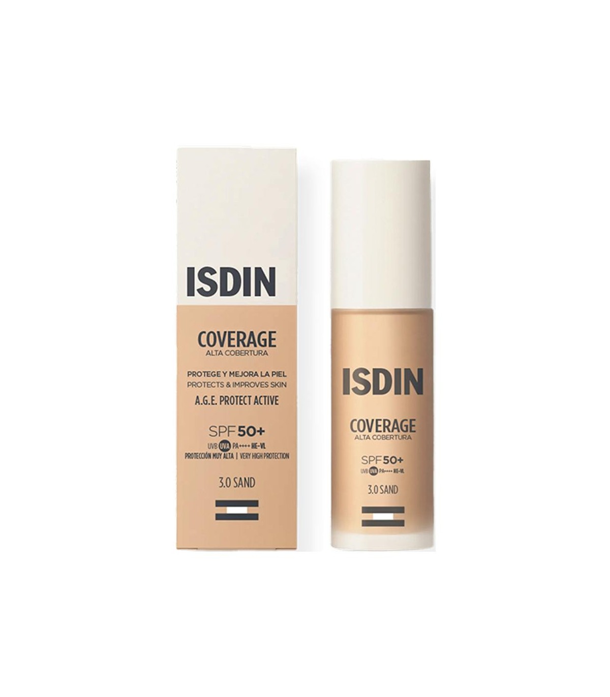 ISDIN COVERAGE F50 N-3 SAND 30 G