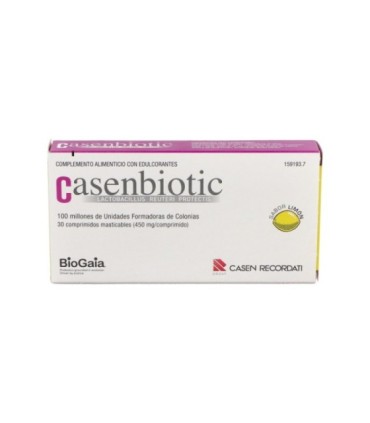 CASENBIOTIC LIMON 30 COMPIMIDOS
