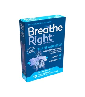 BREATHE RIGHT TIRAS NASALES TRANSP GRANDE 10 UNI