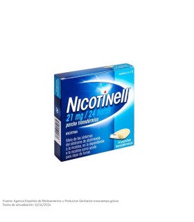 NICOTINELL 21 MG/24 HORAS 7 PARCHES TRANSDERMICOS
