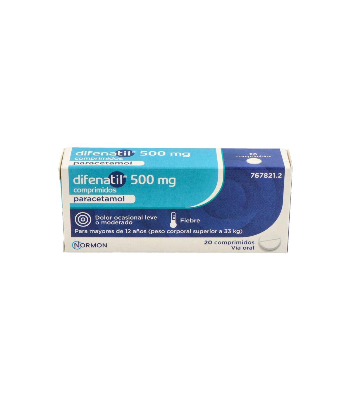 DIFENATIL 500 MG 20 COMPRIMIDOS