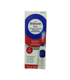 RHINOVIN DUO 0,5/0,6 MG/ML SOL NASAL SPRAY (PULSADOR LATERAL) 10 ML