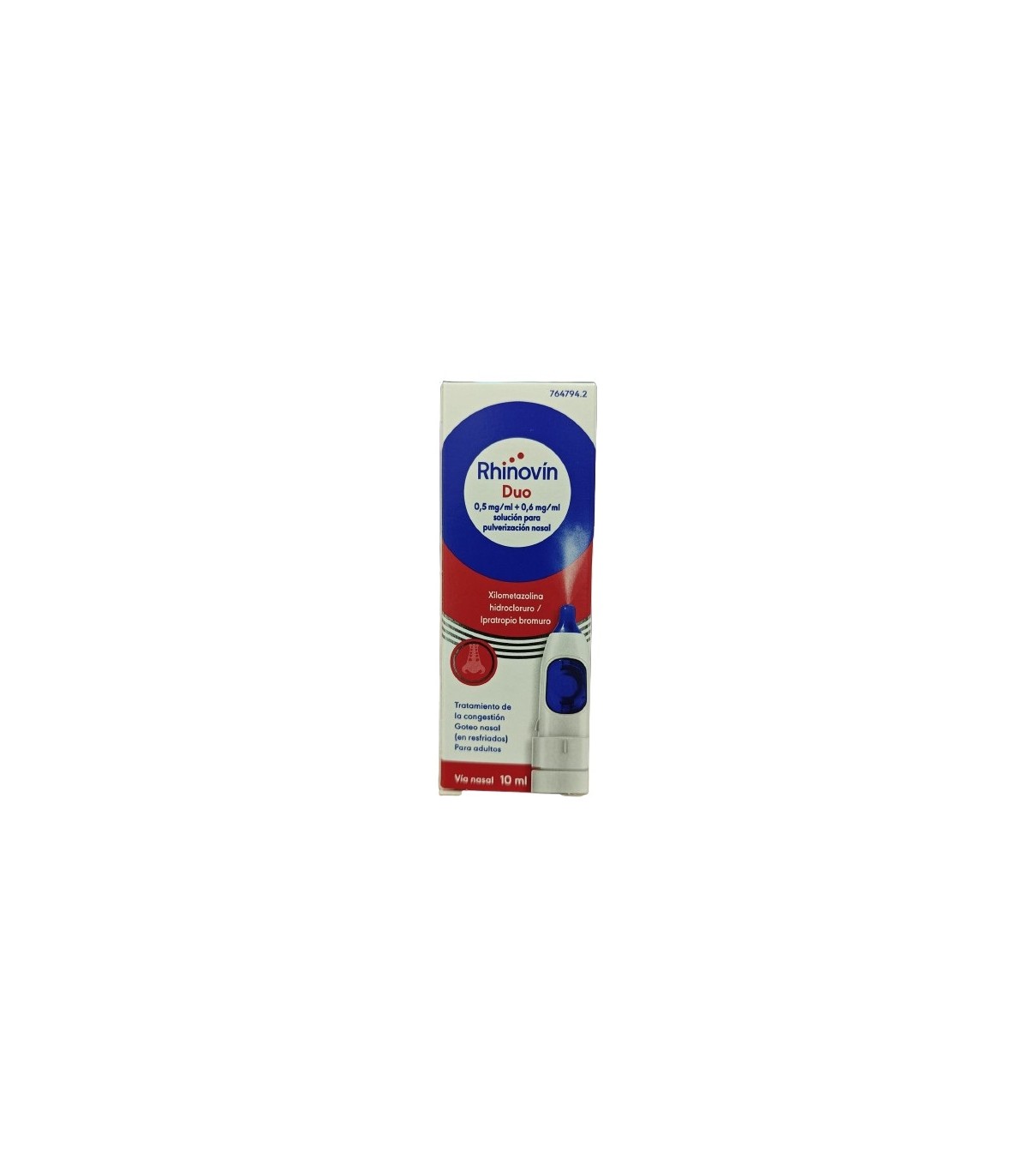 RHINOVIN DUO 0,5/0,6 MG/ML SOL NASAL SPRAY (PULSADOR LATERAL) 10 ML