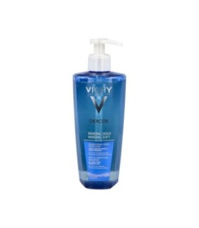 VICHY DERCOS CHAMPÚ MINERAL SUAVE FORTALECEDOR. Envase de 400 ml.