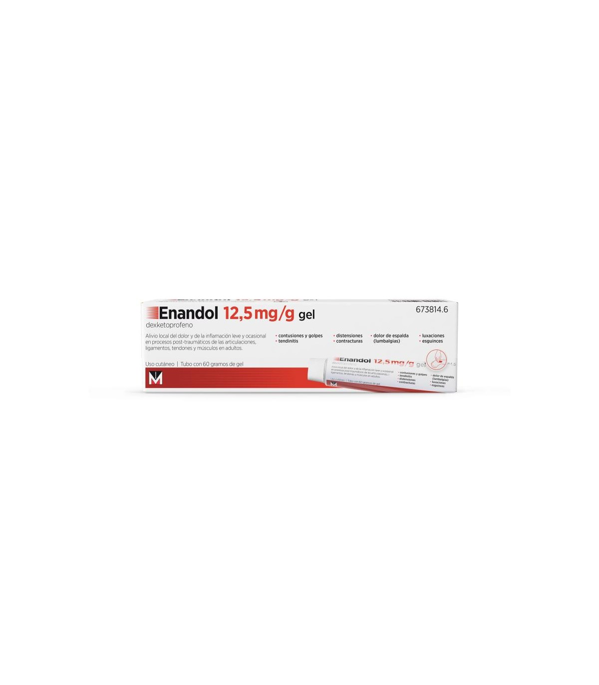 ENANDOL 12,5 MG/G GEL CUTANEO TUBO 60 G
