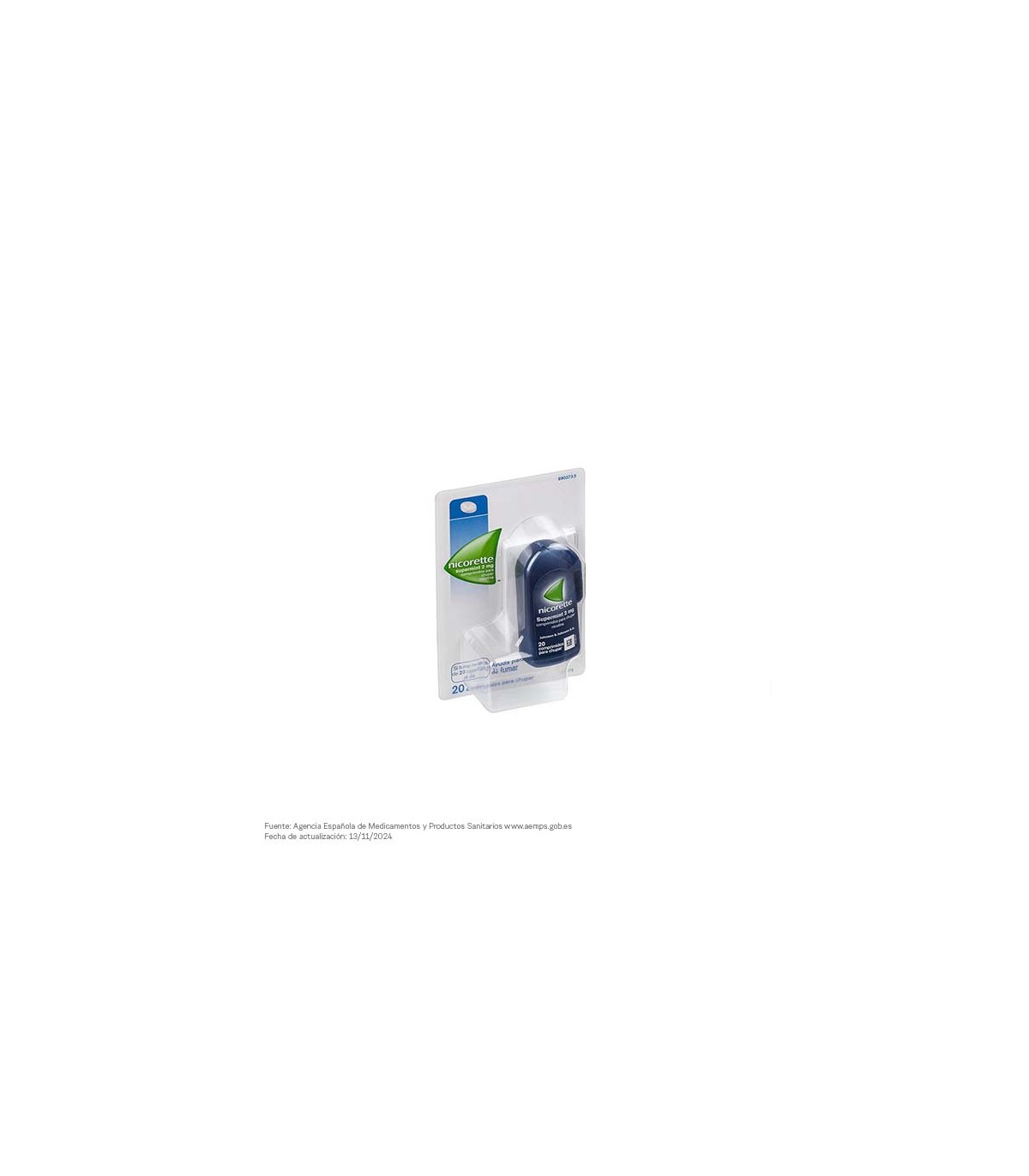 NICORETTE SUPERMINT EFG 2 MG 40 COMP PARA CHUPAR