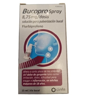 BUCOPRO SPRAY 8,75 MG BUCAL 15 ML
