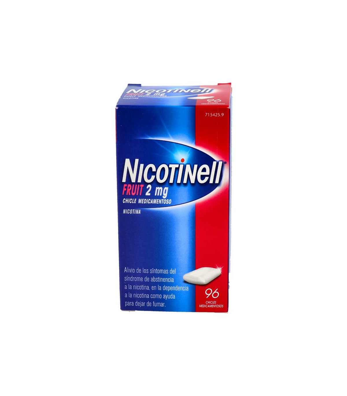 NICOTINELL FRUIT 2 MG 96 CHICLES MEDICAMENTOSOS