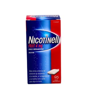 NICOTINELL FRUIT 4 MG 96 CHICLES MEDICAMENTOSOS