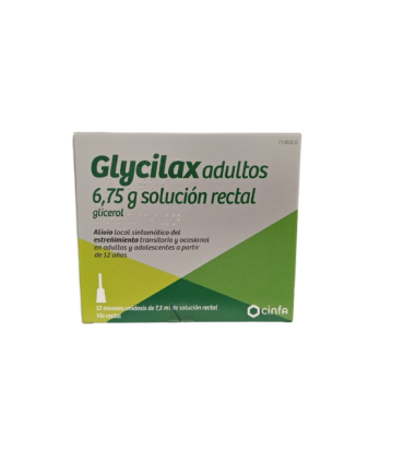 GLYCILAX ADULTOS 6,75 G SOL RECTAL 12 ENEMAS