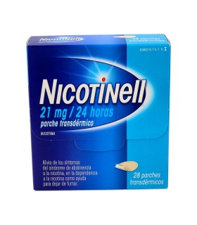 NICOTINELL 21 MG/24 H 28 PARCHES TRANSDERMICOS 52,5 MG