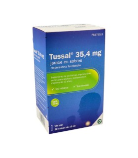 TUSSAL 35,4 MG/ML JARABE 20 SOBRES 10 ML