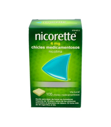 NICORETTE 4 MG 105 CHICLES