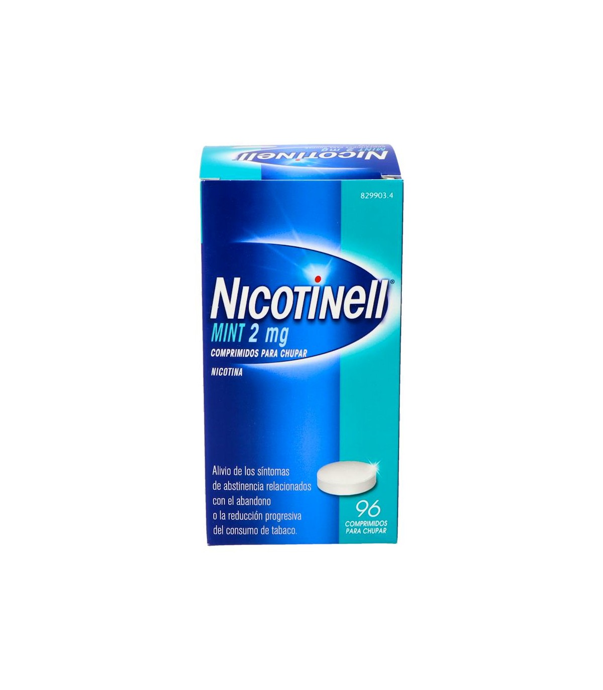 NICOTINELL MINT 2 MG 96 COMPRIMIDOS PARA CHUPAR