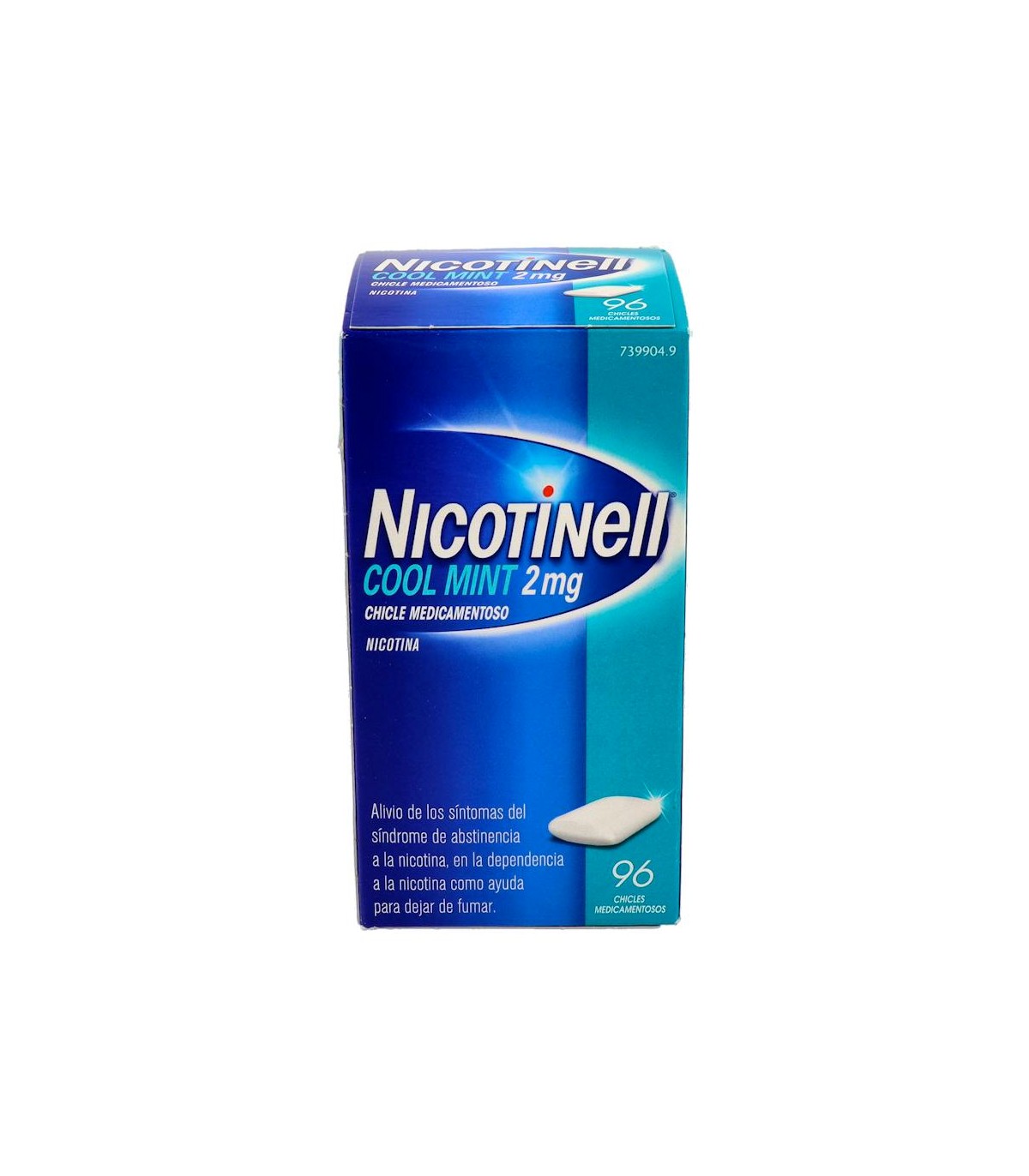 NICOTINELL COOL MINT 2 MG 96 CHICLES MEDICAMENTOSOS