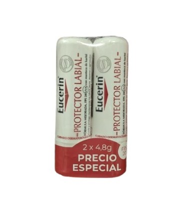 EUCERIN PROTECTOR LABIAL 4,8 G DUPLO