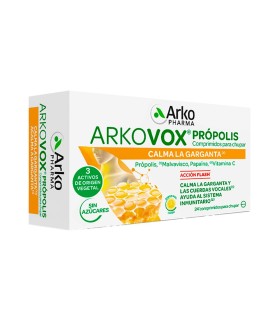 ARKOVOX PROPOLIS VITAMINA C 24 COMPRIMIDOS MIEL LIMON