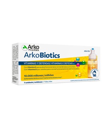 ARKOBIOTICS VITAMINAS Y DEFENSAS ADULTO. 7 unidosis