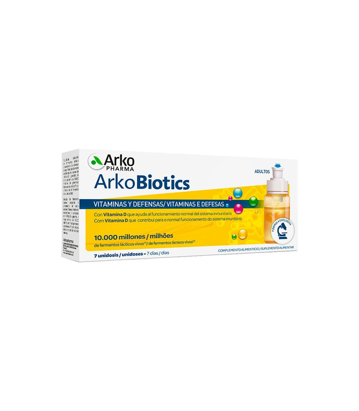 ARKOBIOTICS VITAMINAS Y DEFENSAS ADULTO. 7 unidosis