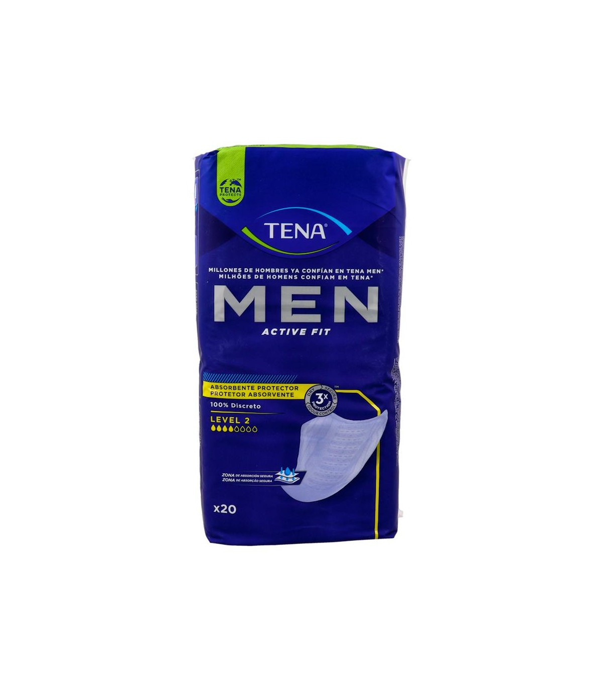 TENA FOR MEN LEVEL 2 20 UN