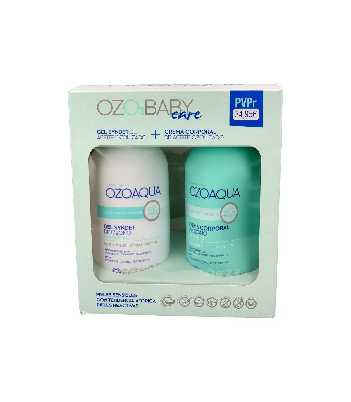 OZOBABY CARE PACK GEL SYNDET 500 ML + CREMA CORPORAL 500 ML