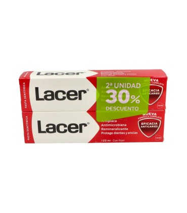 LACER PASTA DENTAL 250 PPM 125 ML DUPLO