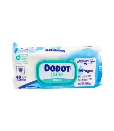 DODOT AQUA PURE TOALLIT HUMED BEBE 48 UNI PLASTIC FREE