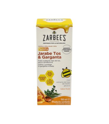 ZARBEES JARABE FAMILIA TOS Y GARGANTA 150 ML