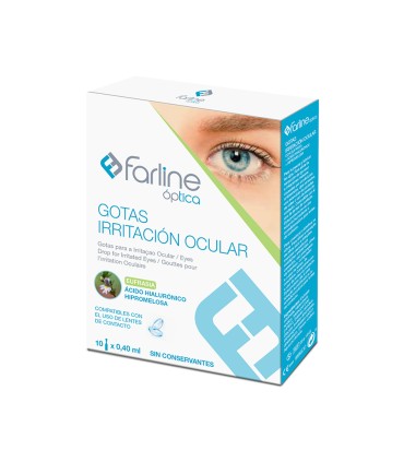 FARLINE IRRITACION OCULAR EUFRASIA GOTAS 10 MONODOSIS 0,4 ML