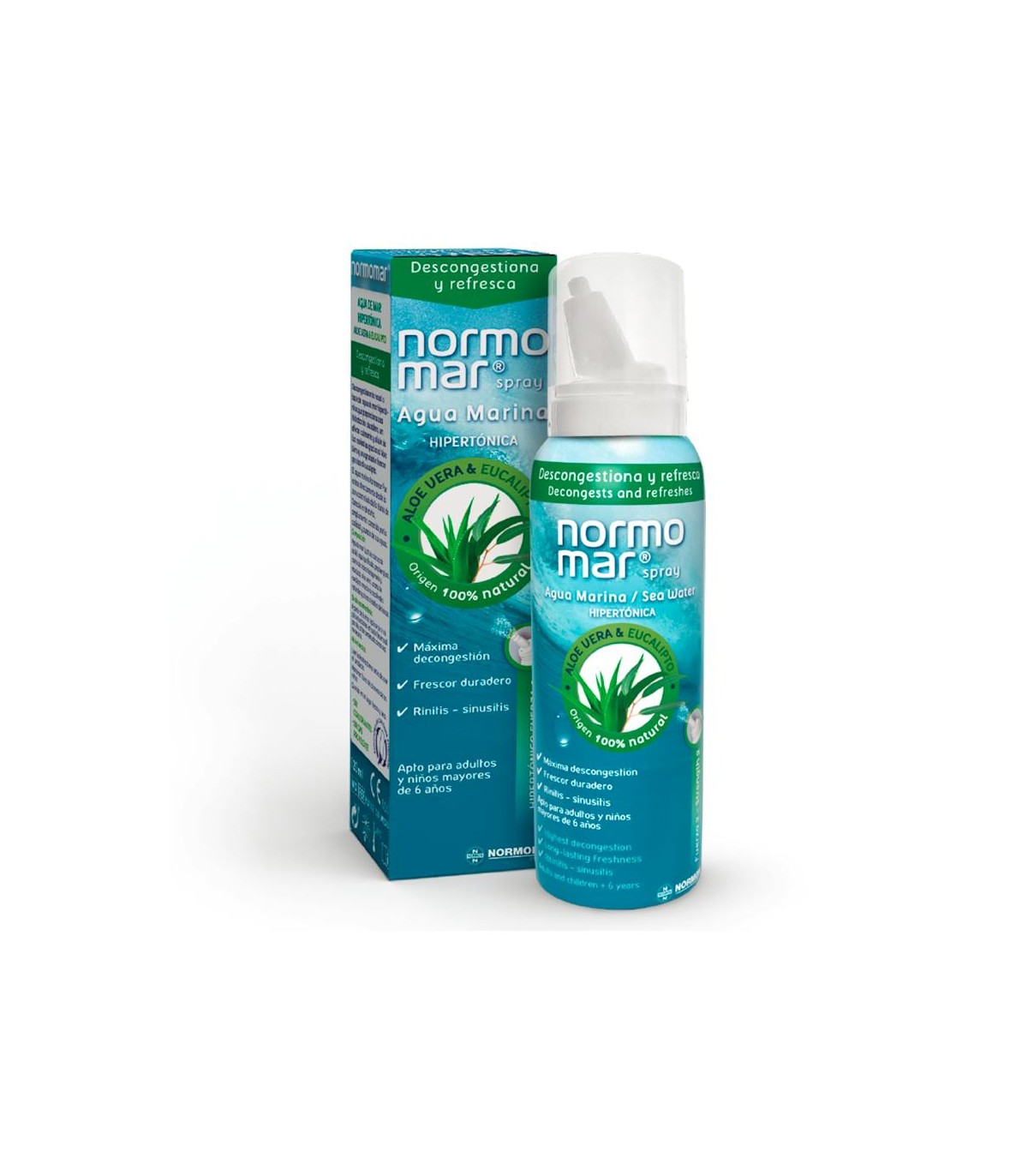 NORMOMAR NASAL DESCONG SPRAY ALOE VERA 120 ML