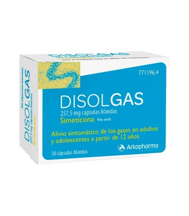 DISOLGAS 257,5 MG 32 CAPSULAS BLANDAS