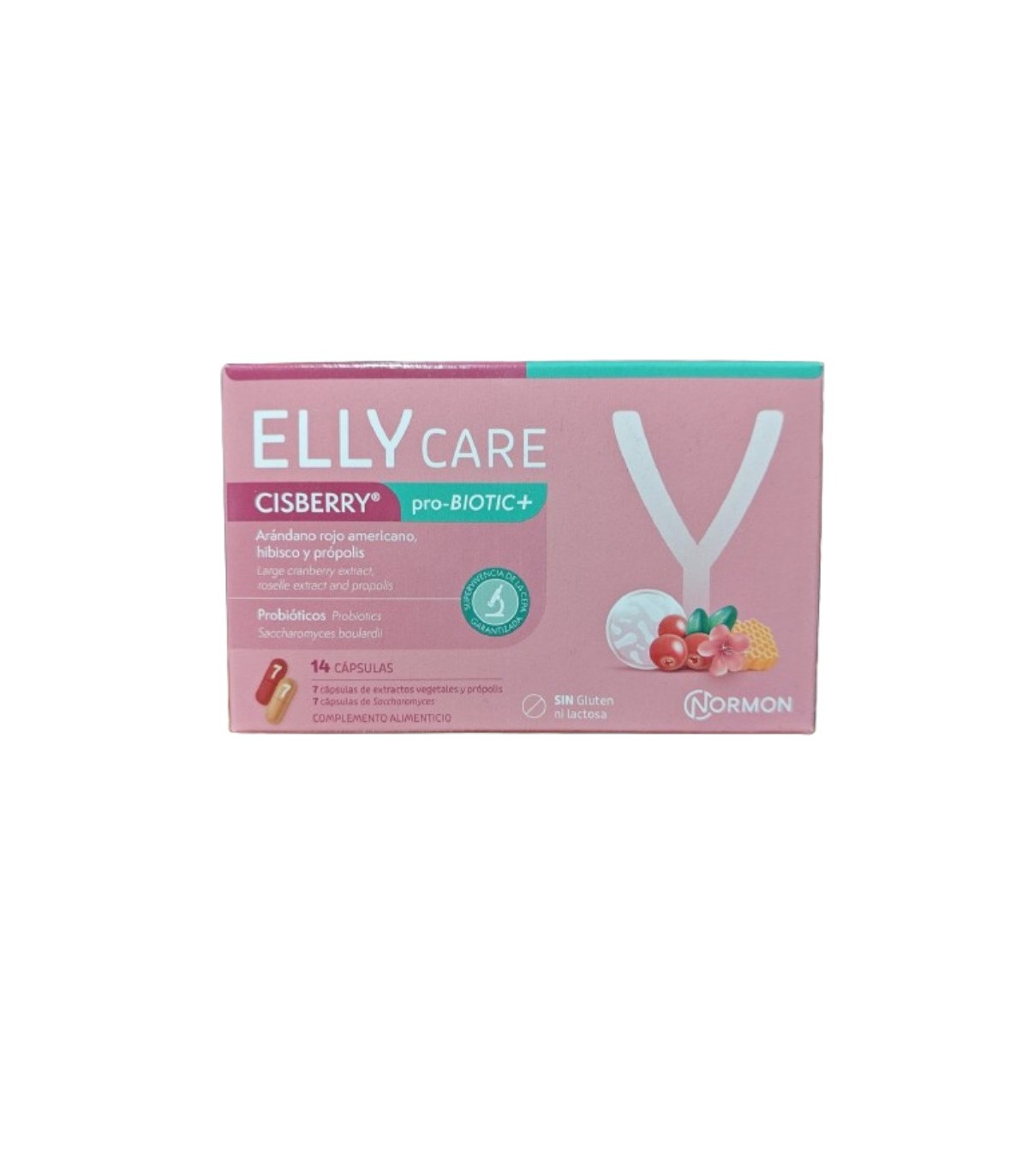 ELLYCARE CISBERRY PROBIOTIC 14 CAPSULAS