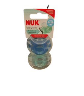 NUK CHUPETE SIL SENSITIVE 6-18 M 2 UNI