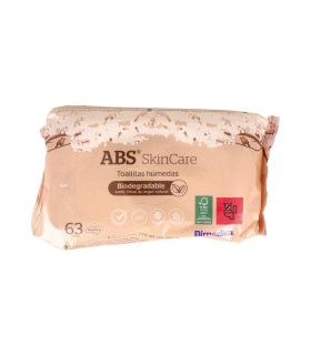ABS SKINCARE TOALLITAS HUMEDAS CORPORALES 63 UNI