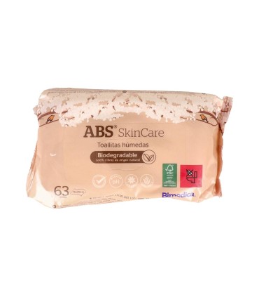 ABS SKINCARE TOALLITAS HUMEDAS CORPORALES 63 UNI