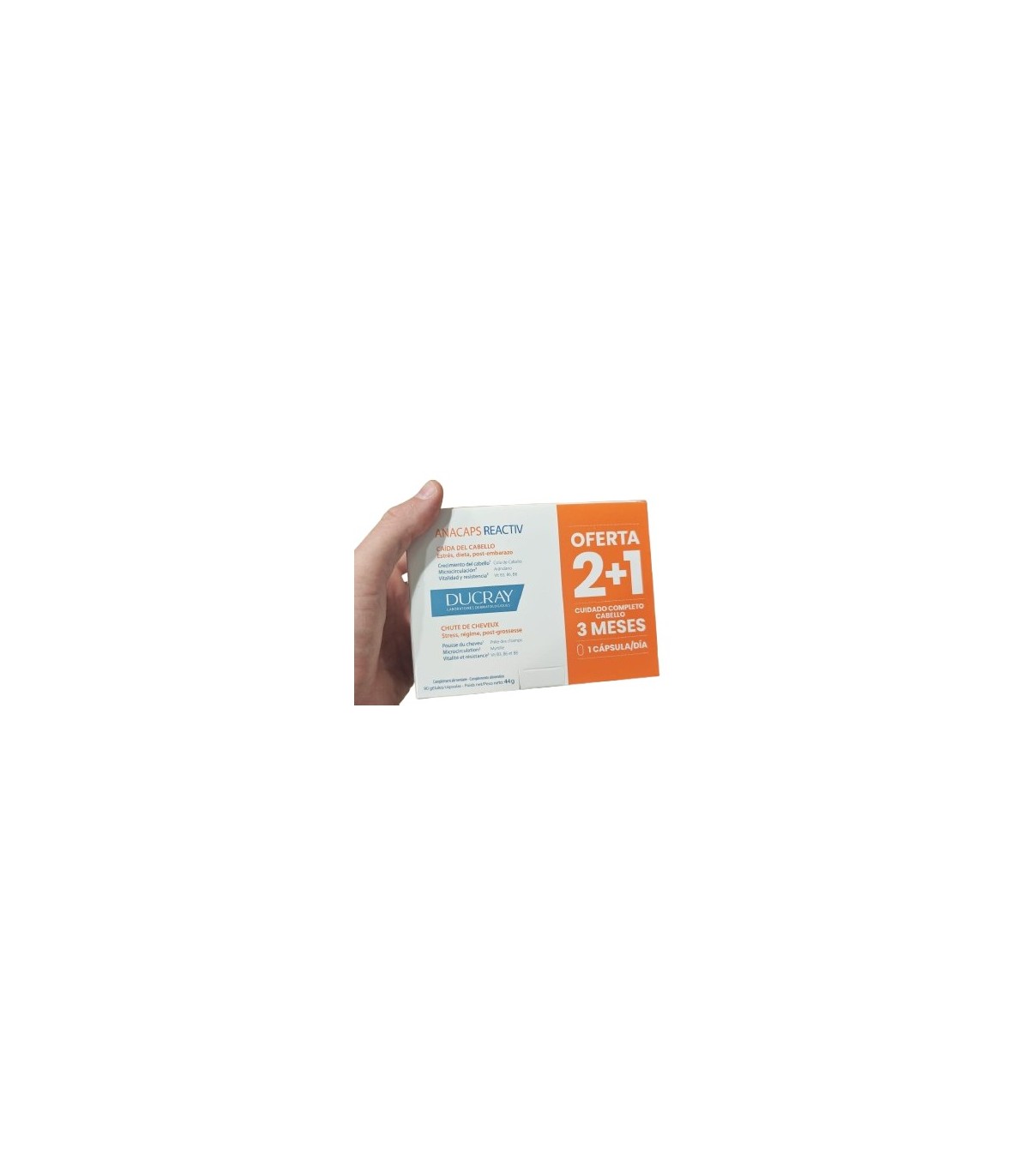 DUCRAY ANACAPS REACTIV 3X30 CAPSULAS TRIPLO PACK