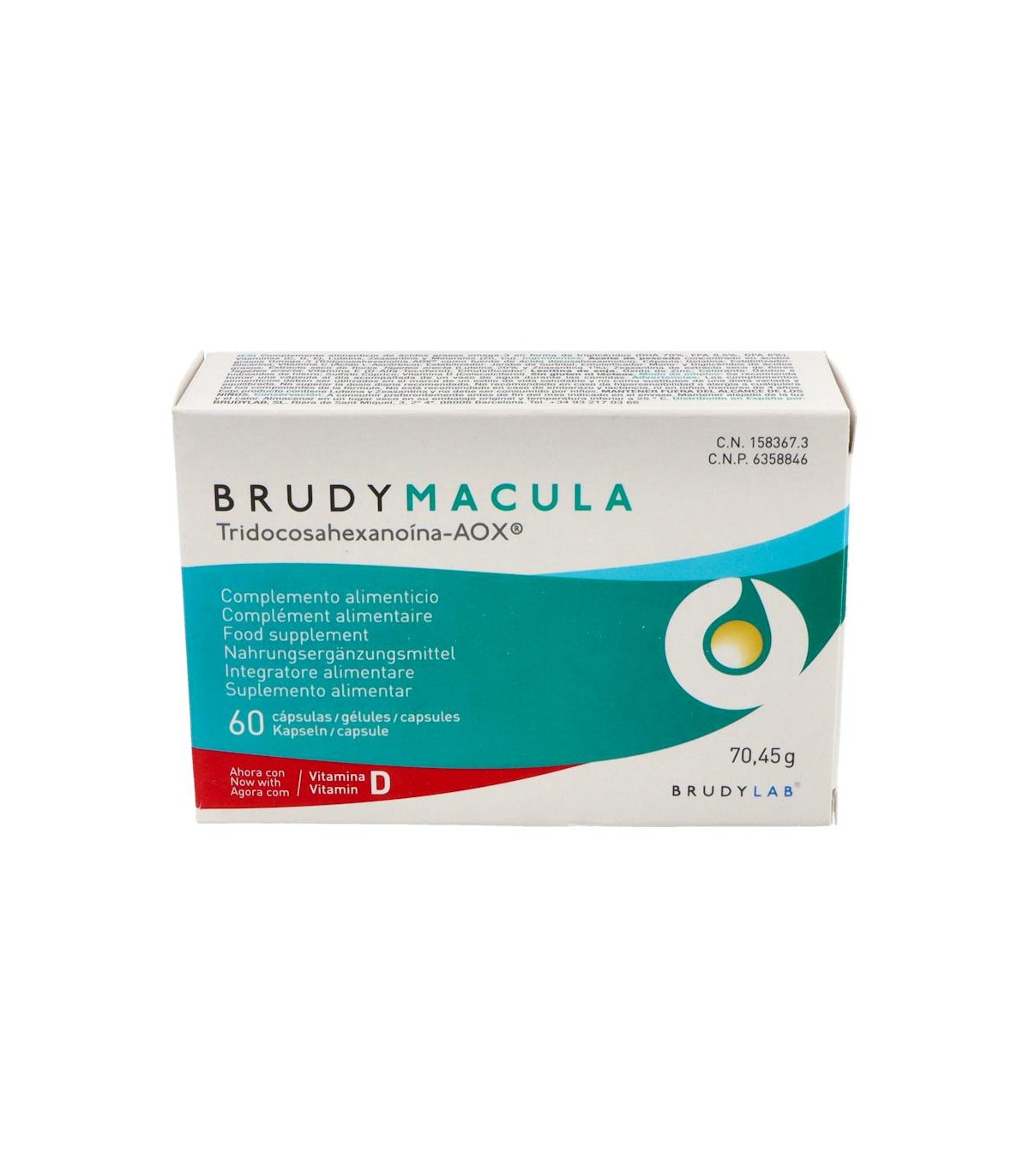 BRUDY MACULA 60 CAPSULAS