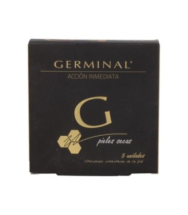 GERMINAL ACCIÓN INMEDIATA PIELES SECAS. 5 ampollas de 1,5 ml