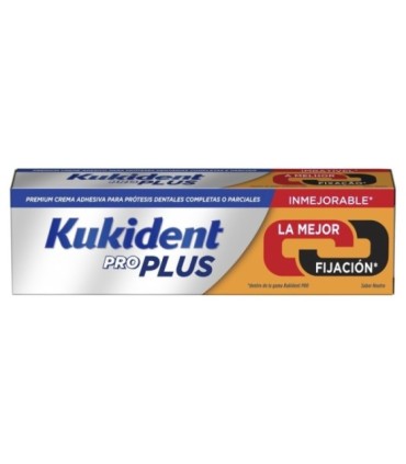 KUKIDENT PRO PLUS FIRMEZA AL MASTICAR 40 G SIN SABOR