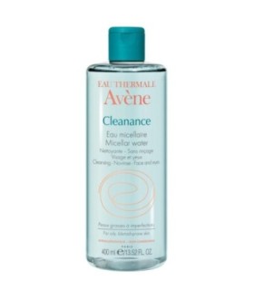 AVENE CLEANANCE AGUA LIMPIADORA. Envase de 400 ml