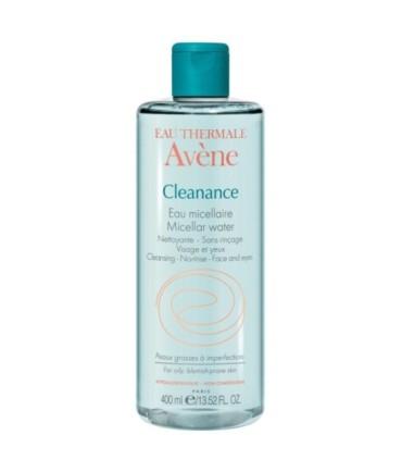 AVENE CLEANANCE AGUA LIMPIADORA. Envase de 400 ml