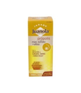 JUANOLA JARABE PROPOLIS CON MIEL TOMILLO Y ALTEA, 125ml
