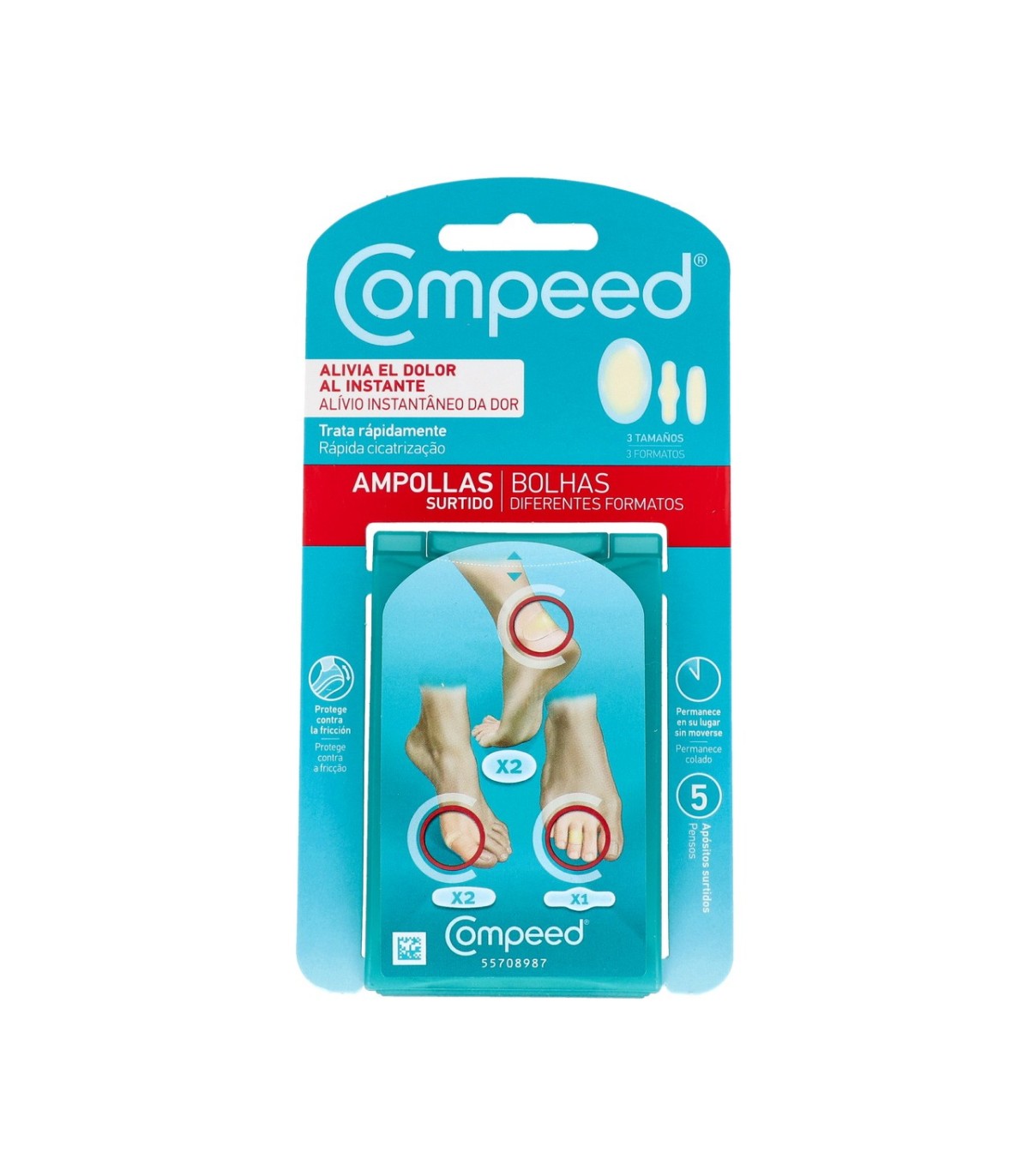 COMPEED AMPOLLAS SURTIDO 3 TAMAÑOS