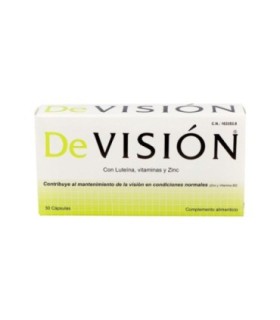 DEVISION LUTEÍNA Y VITAMINAS A Y E. 30 cápsulas de 415 mg