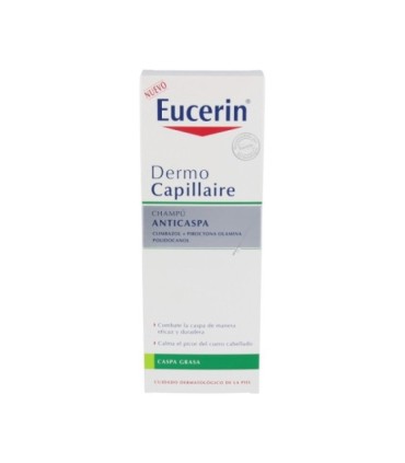 EUCERIN DERMOCAPILLAIRE CHAMPÚ ANTICASPA GRASA. 250 ml