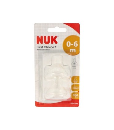 TETINA SILICONA NUK FIRST CHOICE+ T-1M